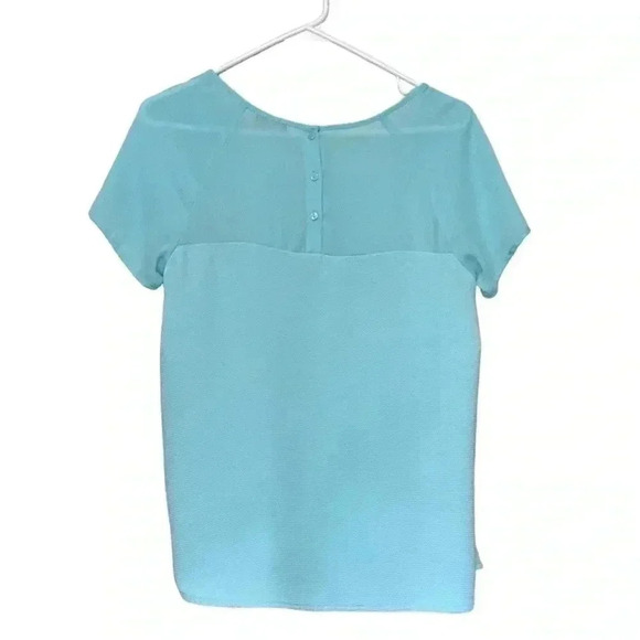Alfred Sung  Mint Green Blouse, size XS, EUC - Picture 3 of 6